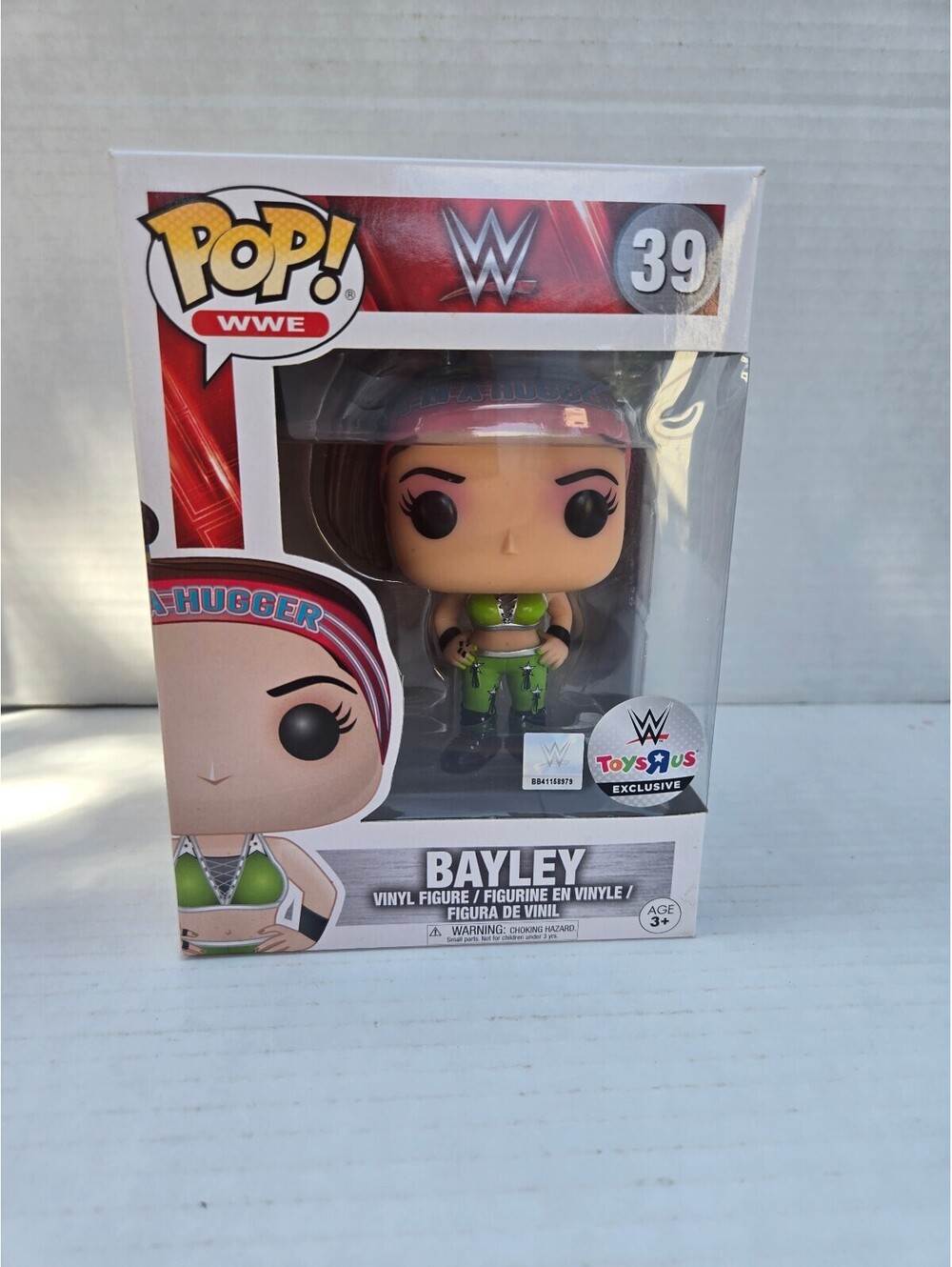 Funko Pop! WWE Bayley Vinyl Figure #39 Toys R Us Exclusive Collectible